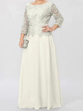 Robe de mariée pour la mère de la mariée, grande taille, princesse avec appliqués