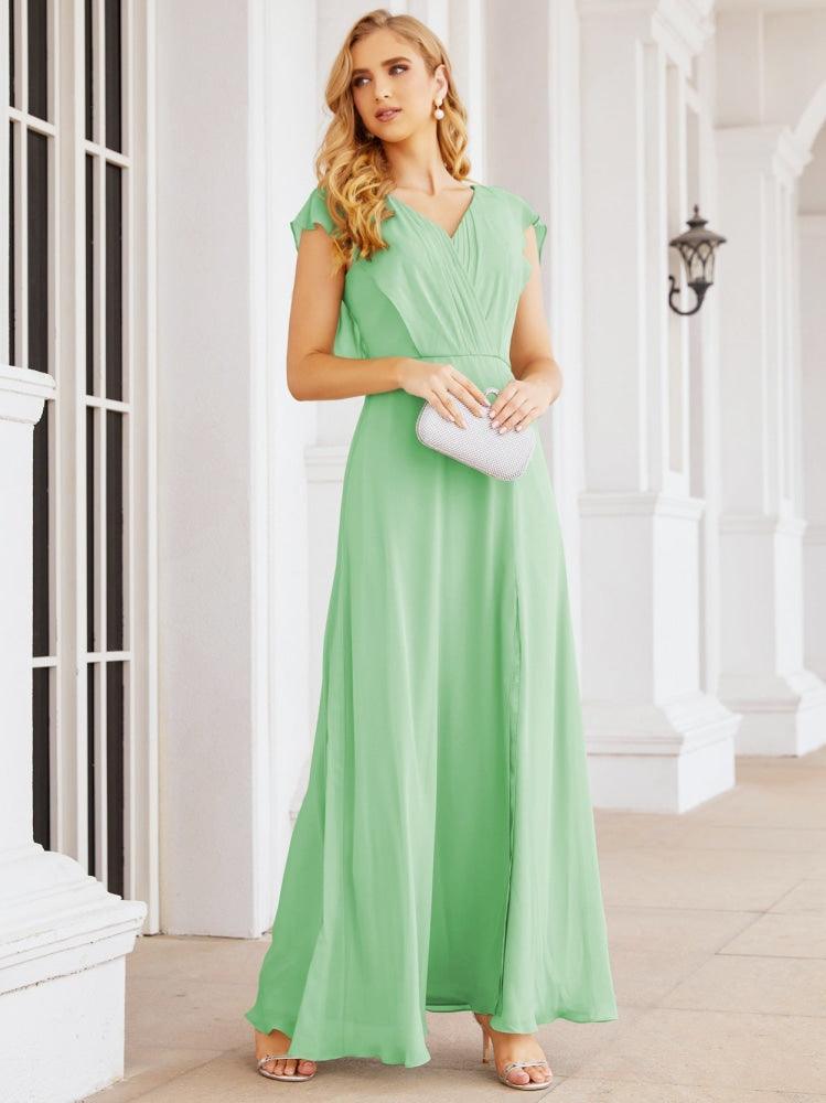 Vestidos de madrinha Numbersea, vestido de baile formal com costas abertas para mãe da noiva 28058