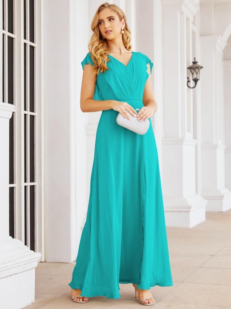 Vestidos de madrinha Numbersea, vestido de baile formal com costas abertas para mãe da noiva 28058