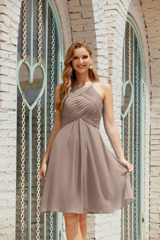Vestidos sin Mangas para el Baile de Bienvenida, Traje Formal de Cóctel y Fiesta de Graduación 28014