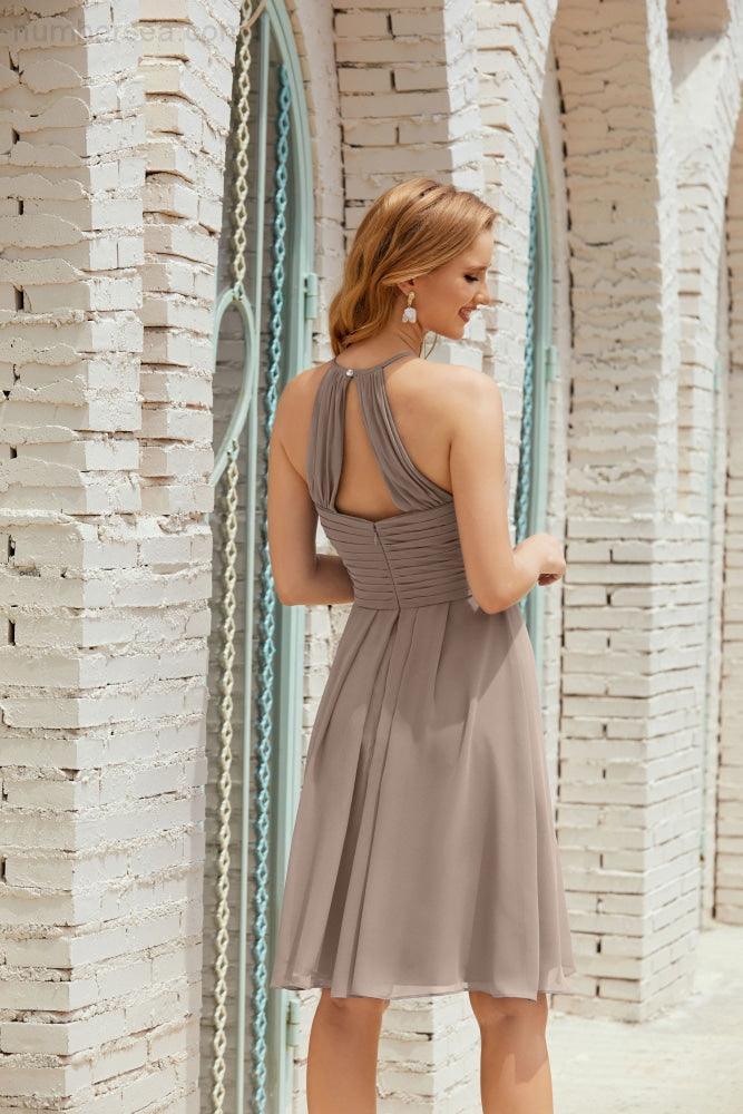 Ärmelloses Homecoming-Kleid Formell Cocktail Abschlussballkleid 28014