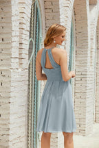 Ärmelloses Homecoming-Kleid Formell Cocktail Abschlussballkleid 28014