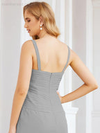 Vestidos de noiva para mãe da noiva Numbersea com aplicações de renda para convidados de casamento 28066 