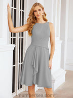 Vestidos para mãe da noiva Numbersea Vestido de baile Vestido casual plissado 28065 