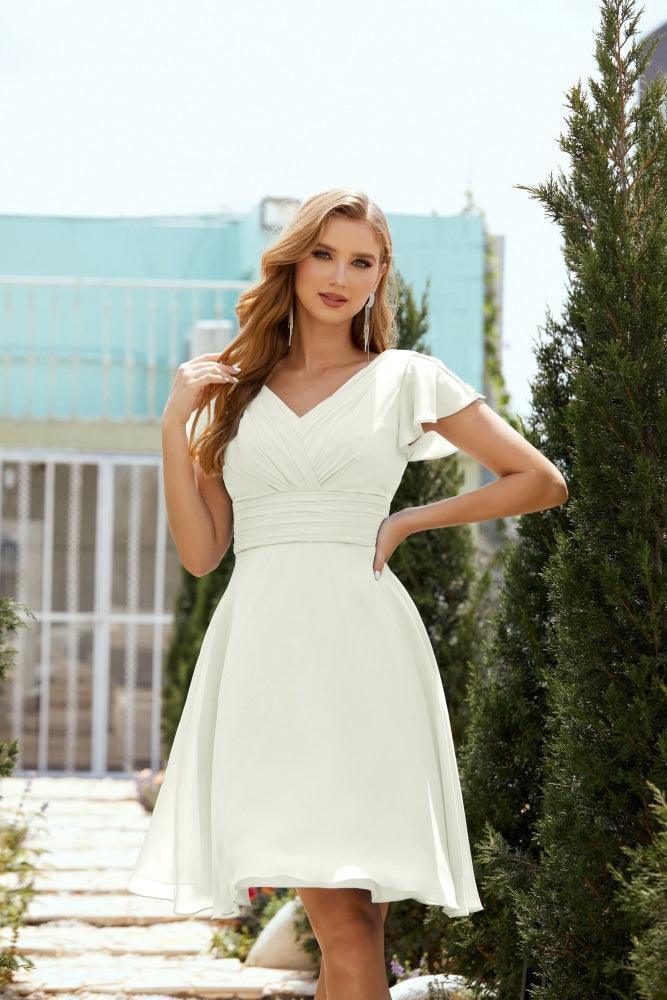 Vestidos de Baile de Largo a la Rodilla para Fiesta de Regreso a Casa, Traje Formal de Cóctel y Graduación 28013
