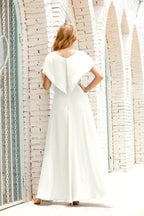 Numbersea  Mother of The Bride Dresses Plus Size V-Neck Floor Length Formal Prom Dress for Wedding Guest 28020