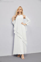Mother of Bride Dresses with Open Front Lightweight Cardigan Formal Prom Gown  28081