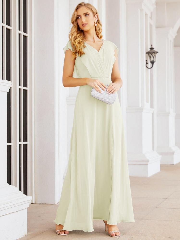 Vestidos de madrinha Numbersea, vestido de baile formal com costas abertas para mãe da noiva 28058