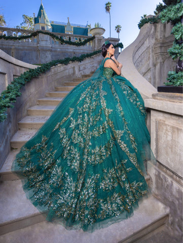 Vestido de baile convertível com saia curta de LizLuo Quince 26089