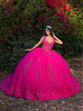 Wandelbares Ballkleid mit Applikation von LizLuo Quince 26091