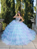 Ärmelloses Ballkleid mit Rüschen von LizLuo Quince 26095