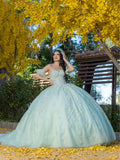 Trägerloses Korsett-Ballkleid von LizLuo Quince 26096