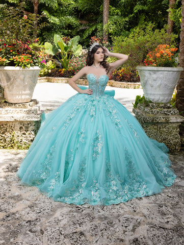 Ballkleid mit Applikation und Herzausschnitt von LizLuo Quince 26100