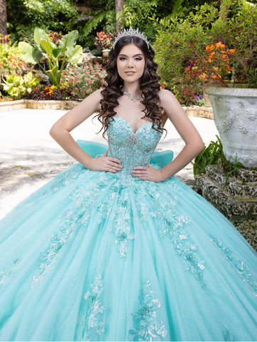Ballkleid mit Applikation und Herzausschnitt von LizLuo Quince 26100