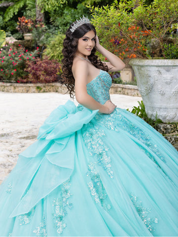 Ballkleid mit Applikation und Herzausschnitt von LizLuo Quince 26100