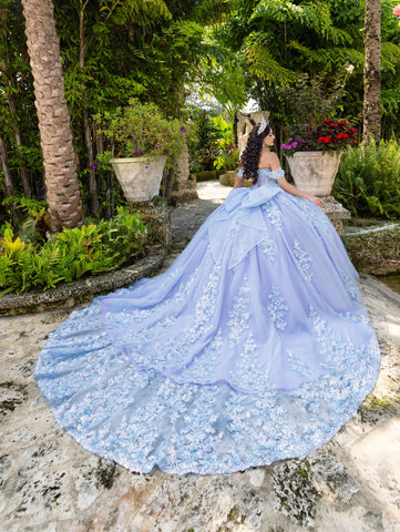 Ballkleid mit Applikation und Herzausschnitt von LizLuo Quince 26100