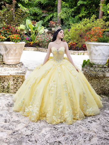 Ballkleid mit Applikation und Herzausschnitt von LizLuo Quince 26100