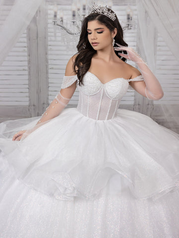 Schulterfreies High Low Ballkleid von LizLuo Quince 26103
