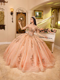 Gestuftes schulterfreies Ballkleid von LizLuo Quince 26106