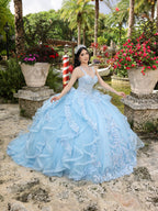 Ruffled Sleeveless Ball Gown by LizLuo Quince 26112