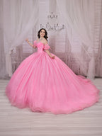 Strapless Cape Ball Gown by LizLuo Quince 26114
