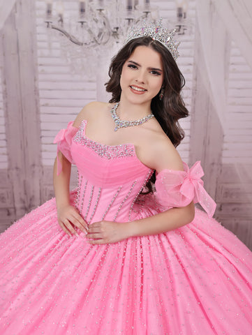 Trägerloses Cape-Ballkleid von LizLuo Quince 26114