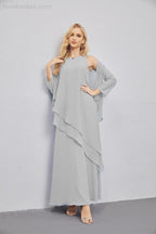 Mother of Bride Dresses with Open Front Lightweight Cardigan Formal Prom Gown  28081