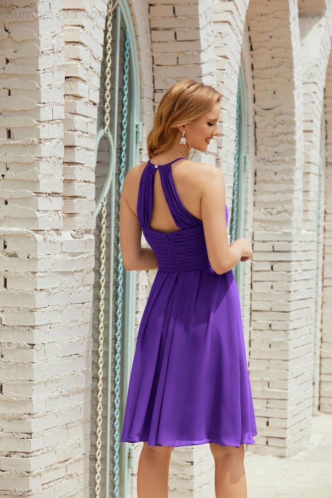 Ärmelloses Homecoming-Kleid Formell Cocktail Abschlussballkleid 28014