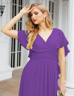 Numbersea Bridesmaid Dresses Backless Formal Prom Gowns for Evening Party Mother of The Bride Dress 28040