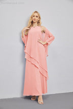 Mother of Bride Dresses with Open Front Lightweight Cardigan Formal Prom Gown  28081