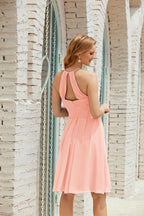 Ärmelloses Homecoming-Kleid Formell Cocktail Abschlussballkleid 28014