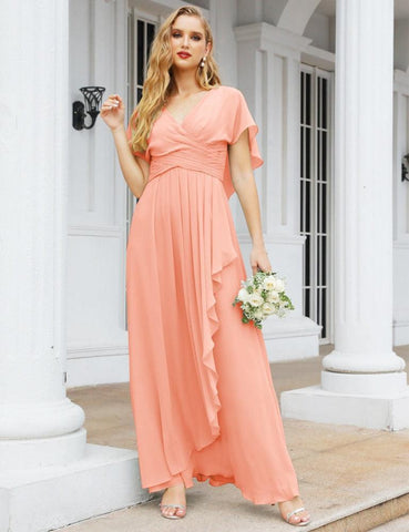 Numbersea Bridesmaid Dresses Backless Formal Prom Gowns for Evening Party Mother of The Bride Dress 28040