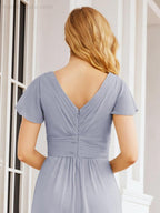 Vestidos de cerimónia de baile Numbersea para mãe da noiva, mangas curtas, vestido de madrinha 28047 