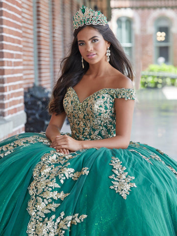 3-teiliges Quinceanera-Kleid mit kurzem Rock von House of Wu 26048