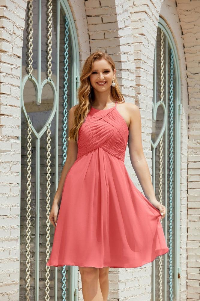 Vestidos sin Mangas para el Baile de Bienvenida, Traje Formal de Cóctel y Fiesta de Graduación 28014