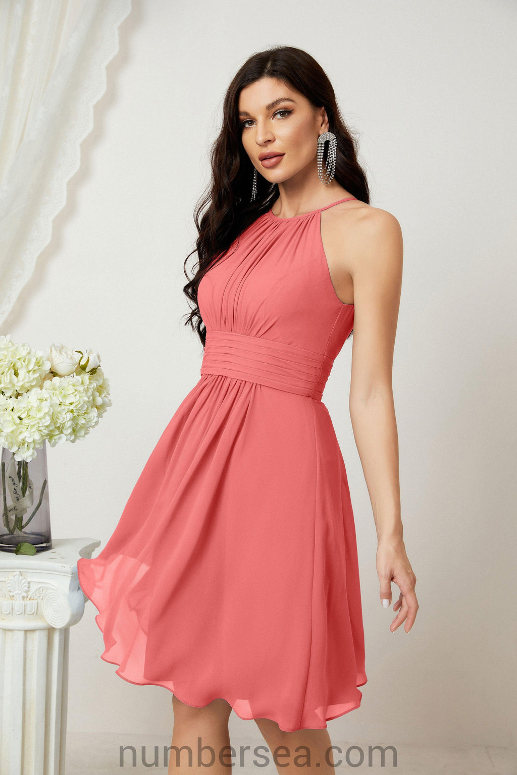 Träger-Heimkehr-Kleider Formelle Abendparty-Cocktailkleid 28011