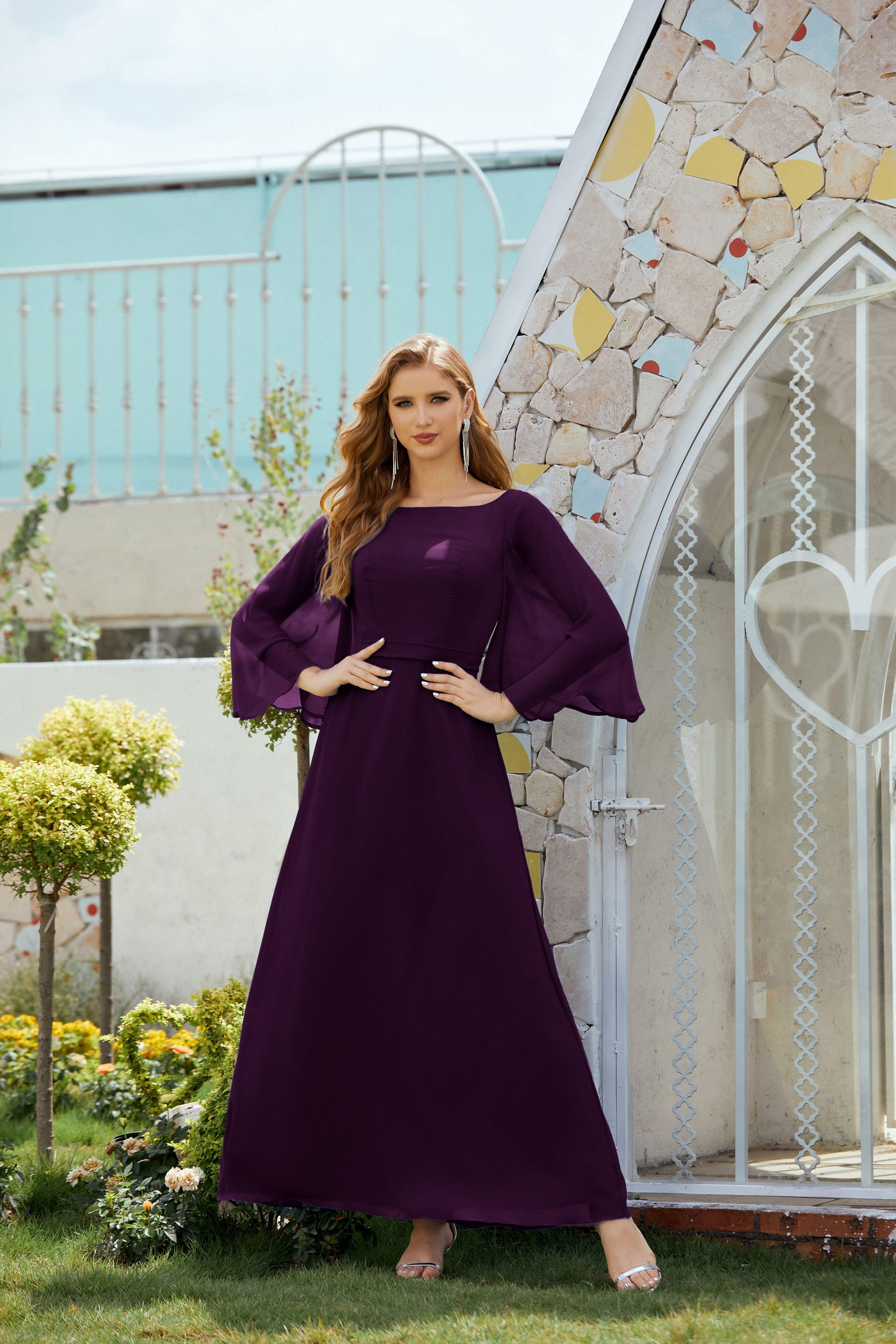 Vestidos para a mãe da noiva Numbersea Vestido de cerimónia para convidada de casamento 28012 