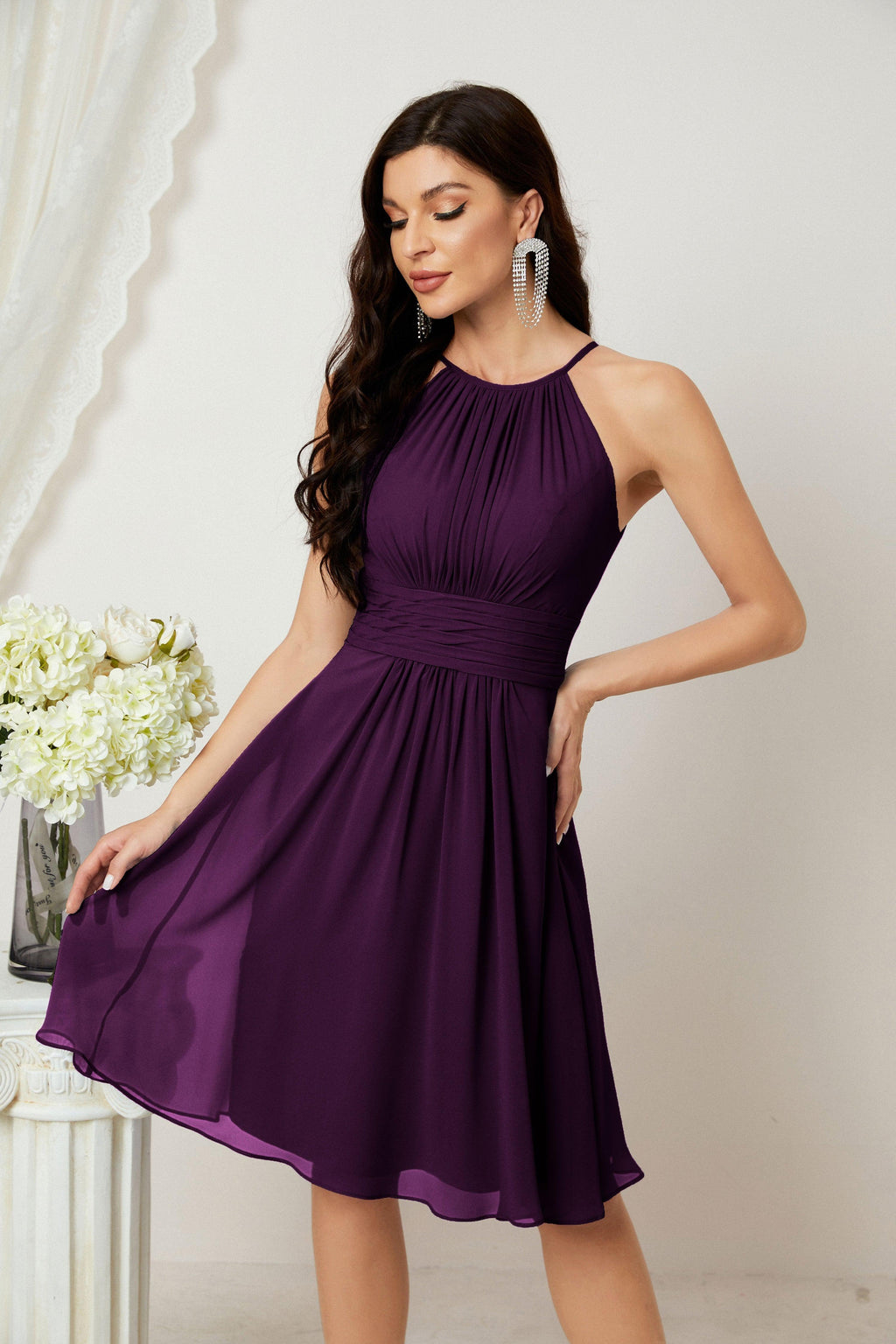 Träger-Heimkehr-Kleider Formelle Abendparty-Cocktailkleid 28011