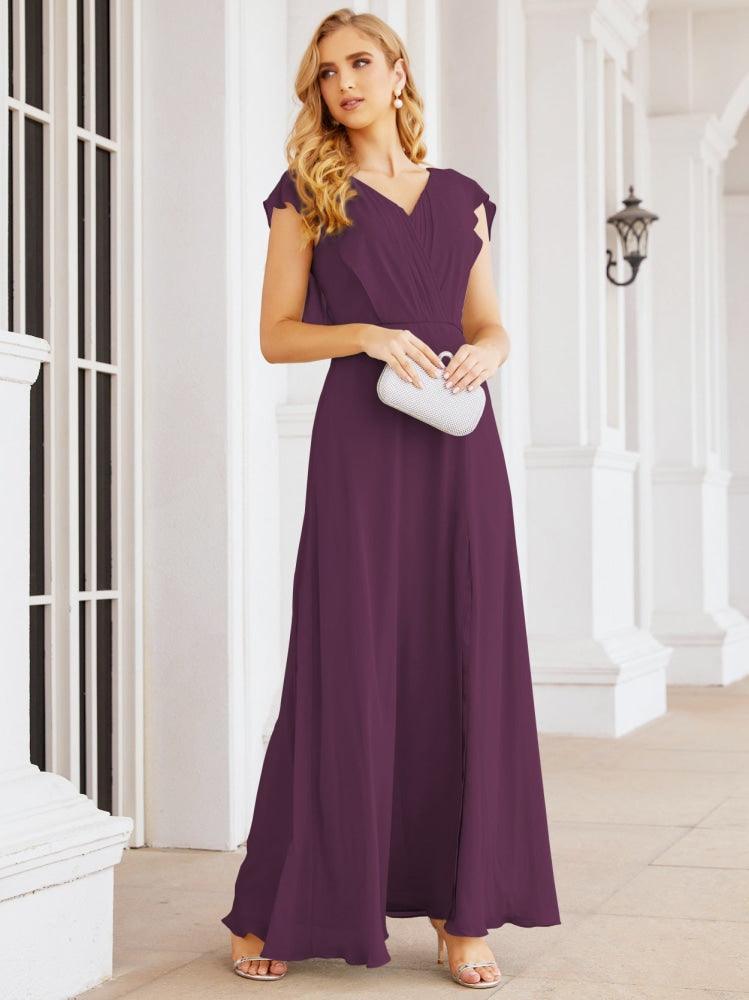 Vestidos de madrinha Numbersea, vestido de baile formal com costas abertas para mãe da noiva 28058