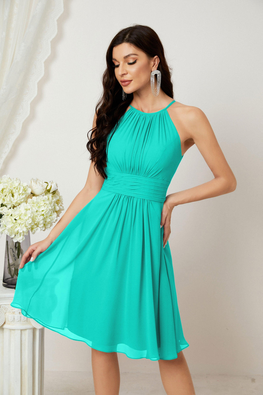Träger-Heimkehr-Kleider Formelle Abendparty-Cocktailkleid 28011