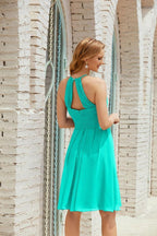 Ärmelloses Homecoming-Kleid Formell Cocktail Abschlussballkleid 28014