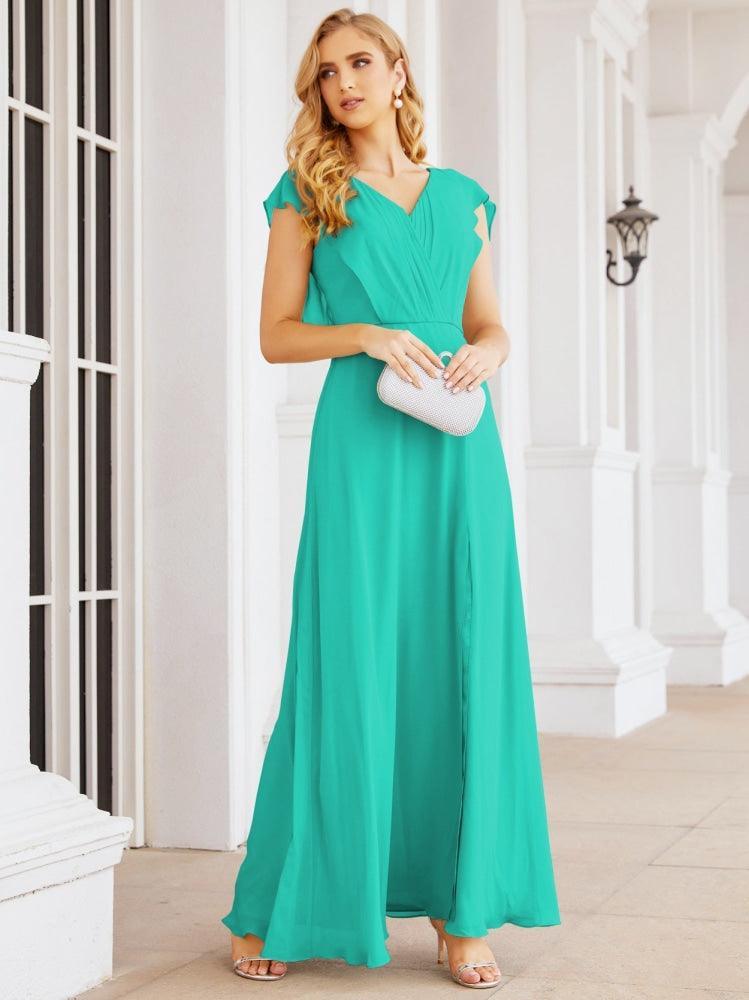 Vestidos de madrinha Numbersea, vestido de baile formal com costas abertas para mãe da noiva 28058