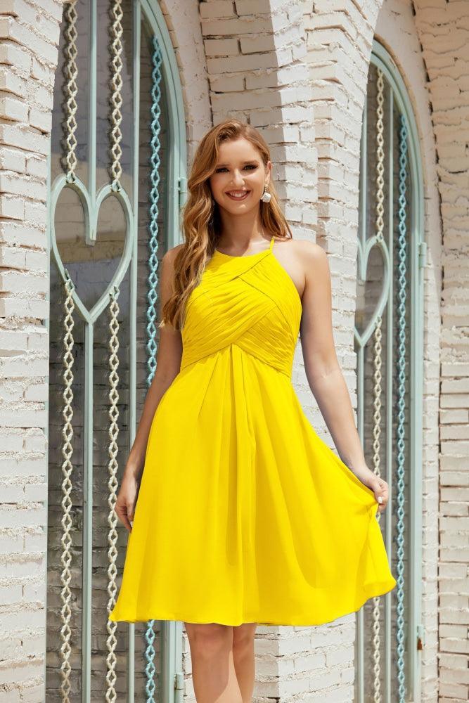 Vestidos sin Mangas para el Baile de Bienvenida, Traje Formal de Cóctel y Fiesta de Graduación 28014