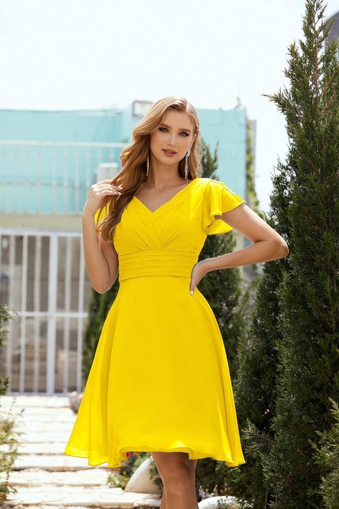 Vestidos de Baile de Largo a la Rodilla para Fiesta de Regreso a Casa, Traje Formal de Cóctel y Graduación 28013