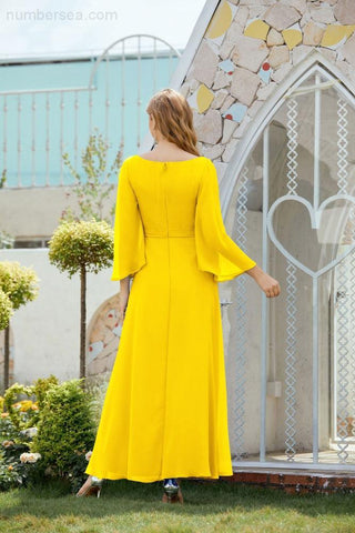 Numbersea Mother of The Bride Dresses Formal Prom Dress for Wedding Guest 28012