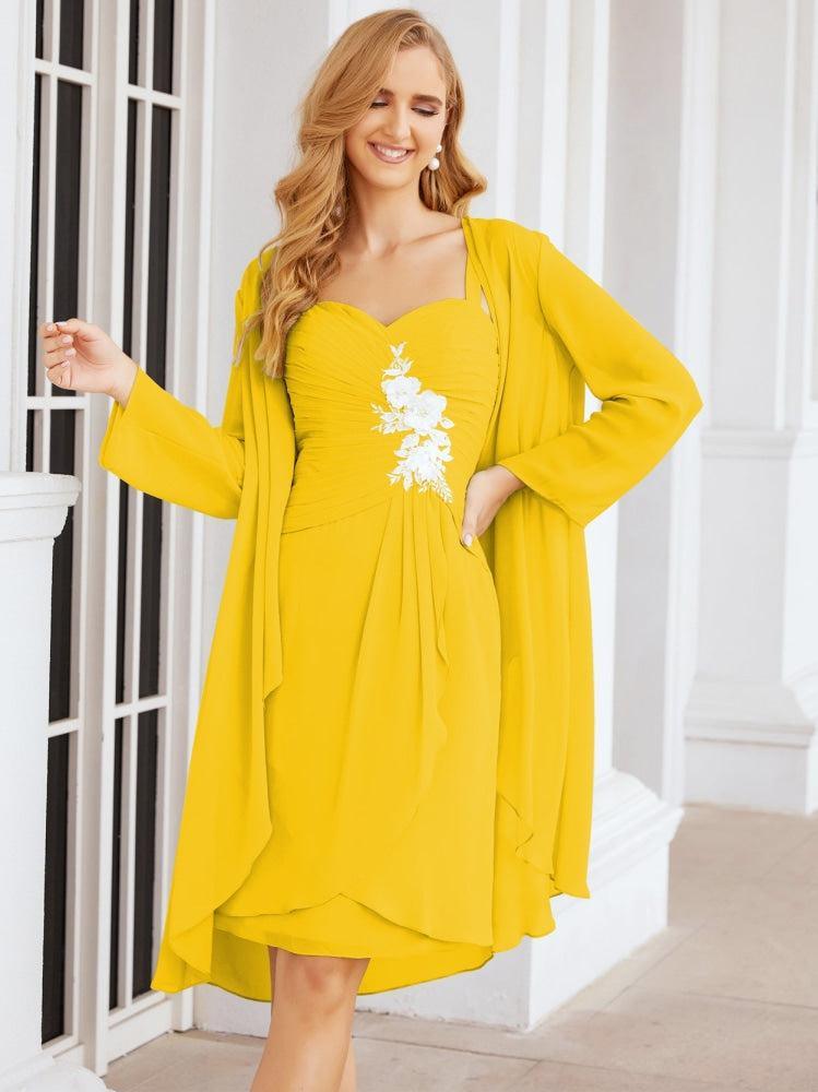 Vestidos de noiva para mãe da noiva Numbersea com aplicações de renda para convidados de casamento 28066 