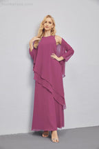 Mother of Bride Dresses with Open Front Lightweight Cardigan Formal Prom Gown  28081