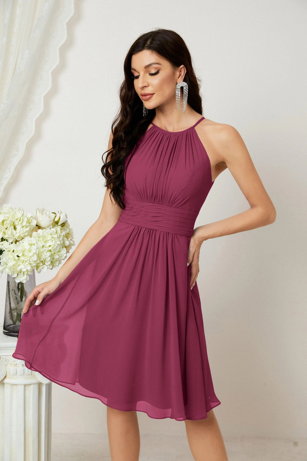 Träger-Heimkehr-Kleider Formelle Abendparty-Cocktailkleid 28011
