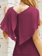 Vestidos de Baile de Regreso a Casa Sin Mangas Largo a la Rodilla Modelo 28021