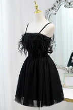 Elegantes trägerloses Spaghettiträger-Tüll-Prinzessinnen-Heimkehrkleid